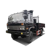 Xe tải địa hình 4x4 gắn cần cẩu cần cẩu 6,3 tấn