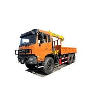 Xe tải địa hình 6x6 gắn cần cẩu ống lồng
